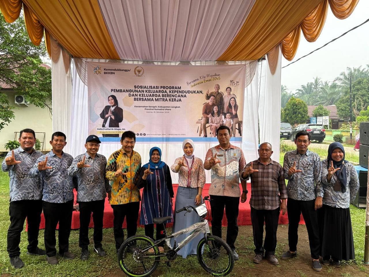 Dari Kontrasepsi hingga Peran Ayah, Delia Pratiwi dan BKKBN Sumut di Langkat Penuh Pesan Penting