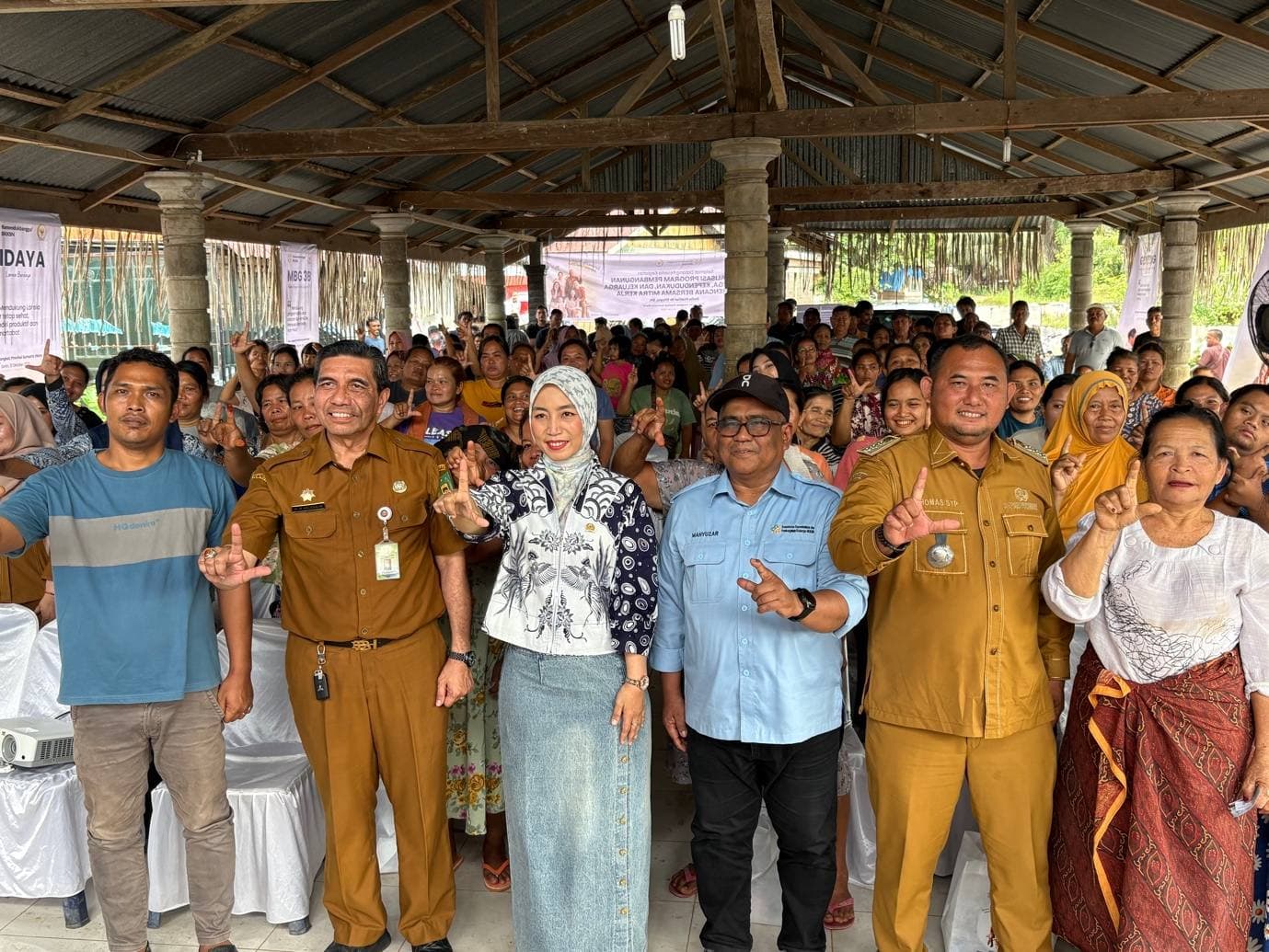 Dari Cegah Stunting hingga Peran Ayah, Sosialisasi BKKBN di Lau Gunung Disambut Antusias Warga