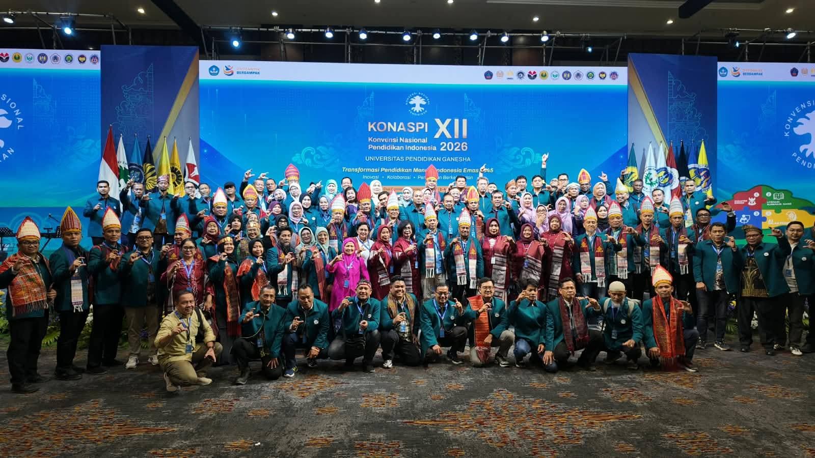 KONASPI XII Bali, Unimed Dorong Transformasi Pendidikan Menuju Indonesia Emas 2045