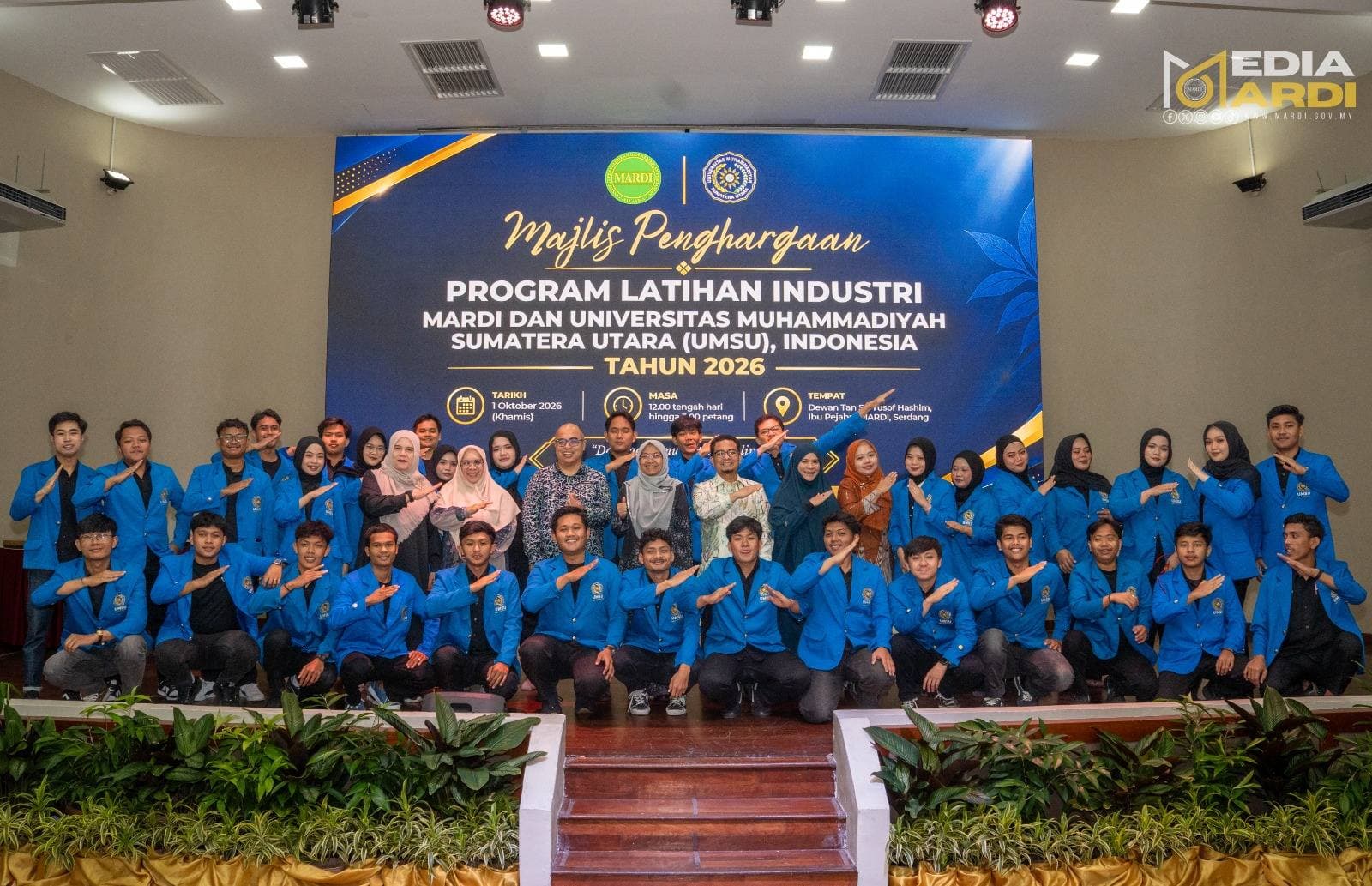 Perkuat Jejaring Internasional, UMSU Kirim 34 Mahasiswa Pertanian Latihan di MARDI Malaysia