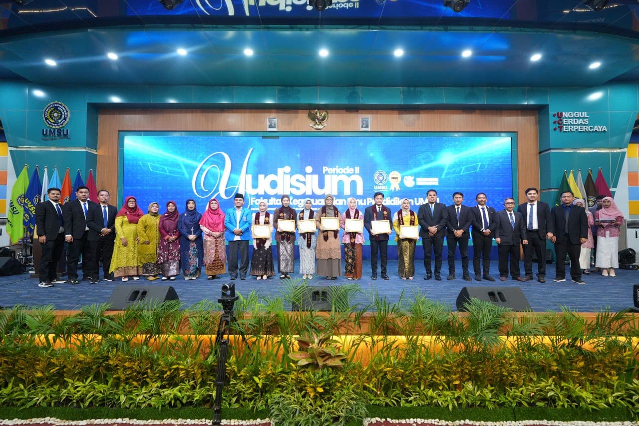 Yudisium 260 Sarjana FKIP UMSU, Spiritual dan Kesehatan Mental Jadi Bekal Alumni