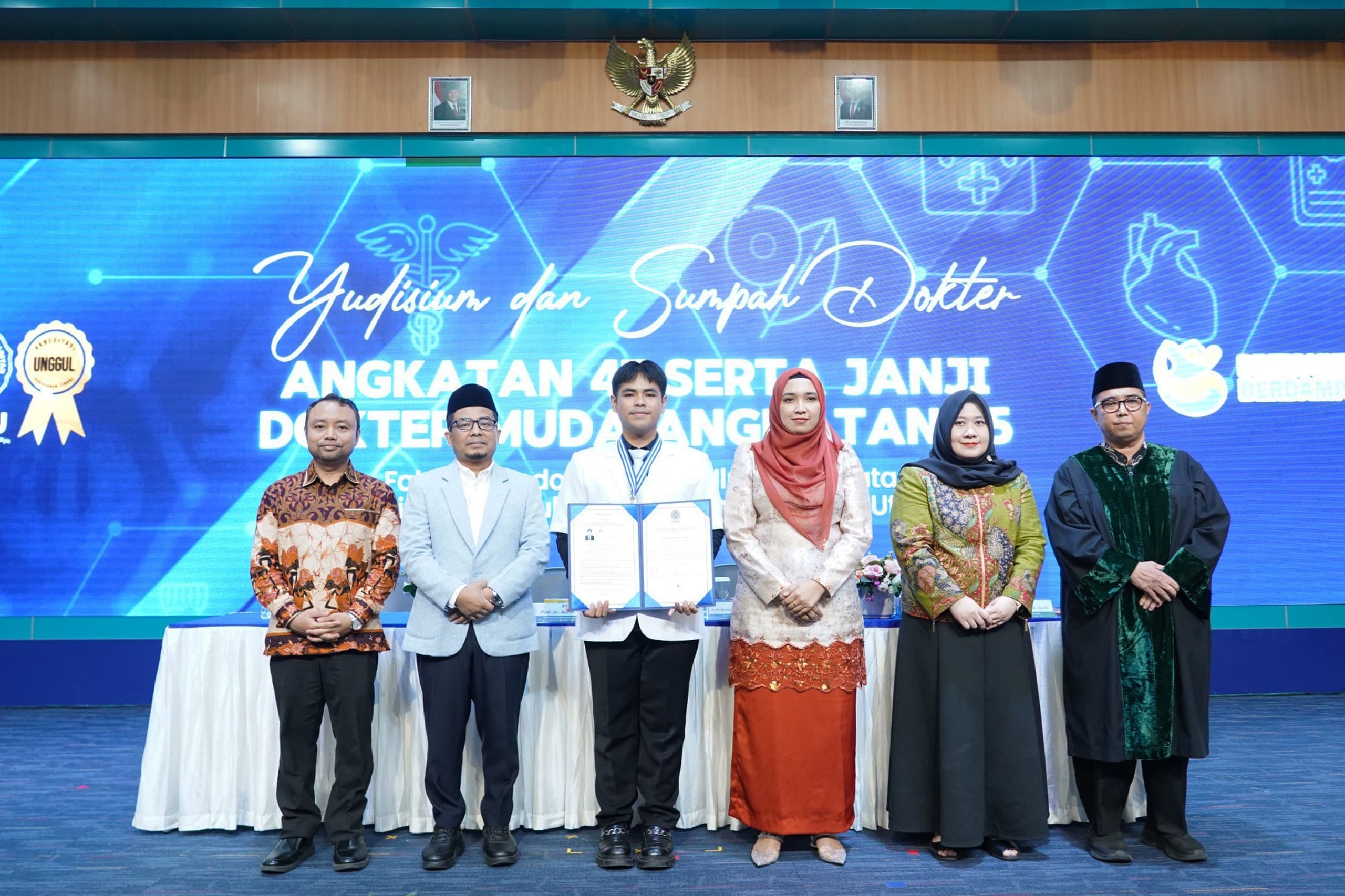 Yudisium 71 Dokter, FKIK UMSU Catat Kelulusan UKNPDPD Tertinggi PTS se-Indonesia